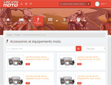 Tablet Screenshot of produits-hexa-moto.com
